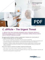 C. Difficile - The Urgent Threat: C. Difficile Is The Most Commonly Recognized Cause of Infectious Diarrhea in