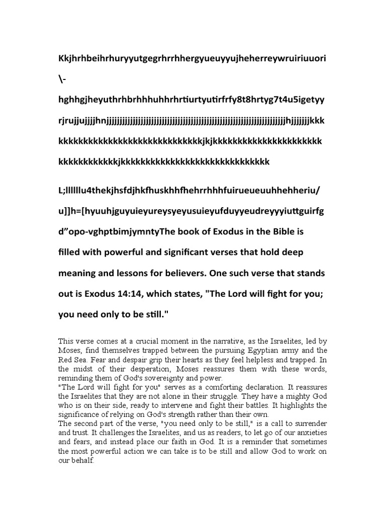 The Book Of Exodus Pdf