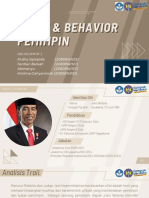 Identifikasi: Trait & Behavior Pemimpin