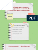 Masalah Pokok Ekonomi, Pembagian Ilmu Ekonomi dan Aliran Kegiatan Perekonomian