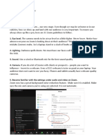 Zoom Etiquette