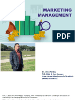 MKT 501 Marketing Management PPTs Dr. Ashish Pandey