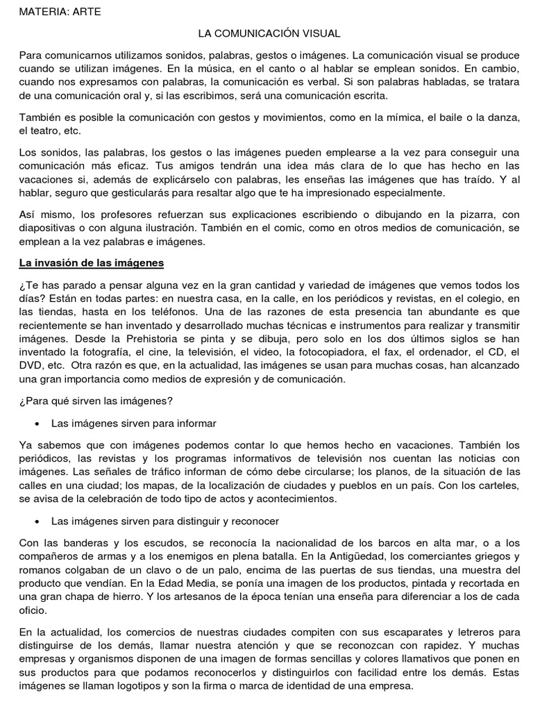 Funciones de La Imagen | PDF | Imagen | Comunicación 