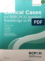 Clinical Cases for Mrcpch Applied Knowledge in Practice 2016 Compress
