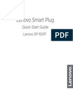 Lenovo Smart Plug Lenovo SP 1501f QSG en FR 201809