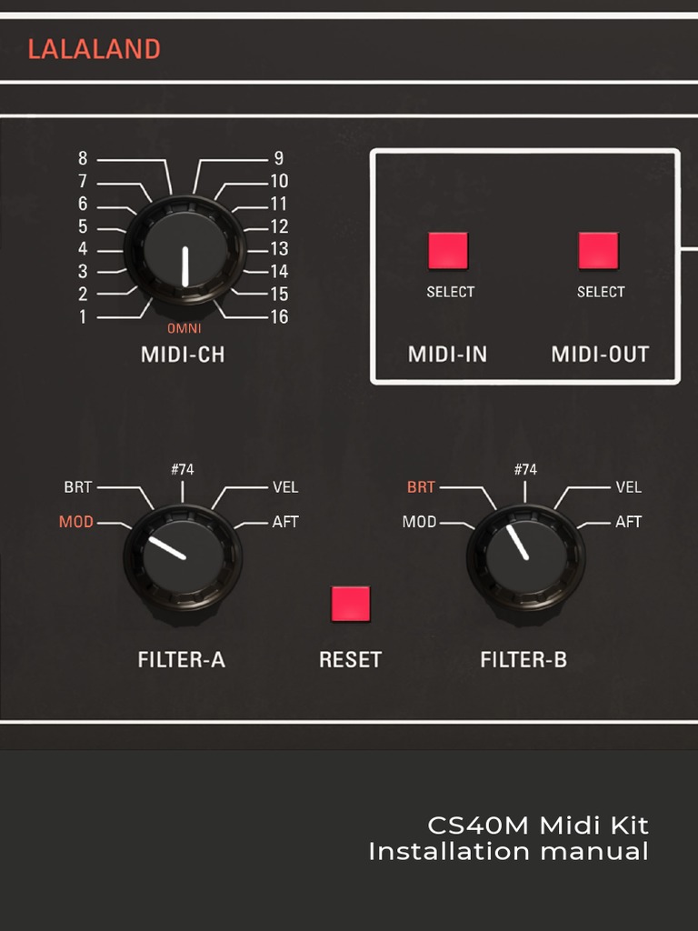 Midi Kit LALA CS40M_Installation_manual PDF Electrical Connector Electrical Components