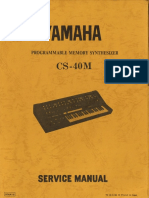 Yamaha CS-40M Service Manual ( HI-RES )