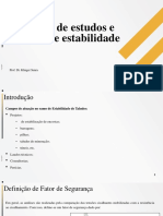 3 - Aspectos de Estudo e Projeto de Estabilidade