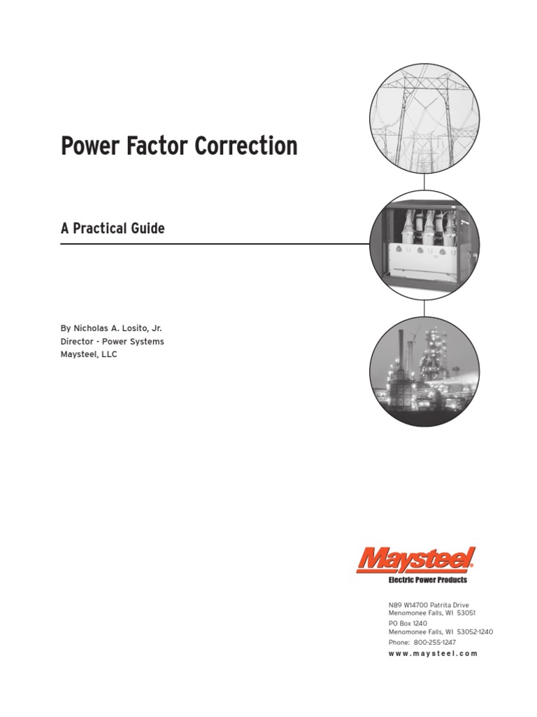 Power Factor Correction Guide | PDF | Ac Power | Capacitor