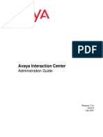 Avaya Interaction Center: Administration Guide