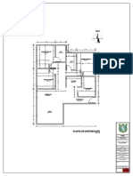 Planta de Distribución: Habitación 02 S.H