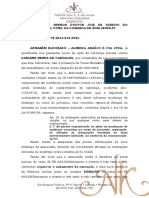 Andamento de Execução Carlene Neres