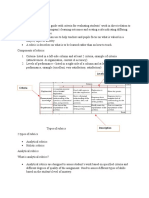 RUBRICS