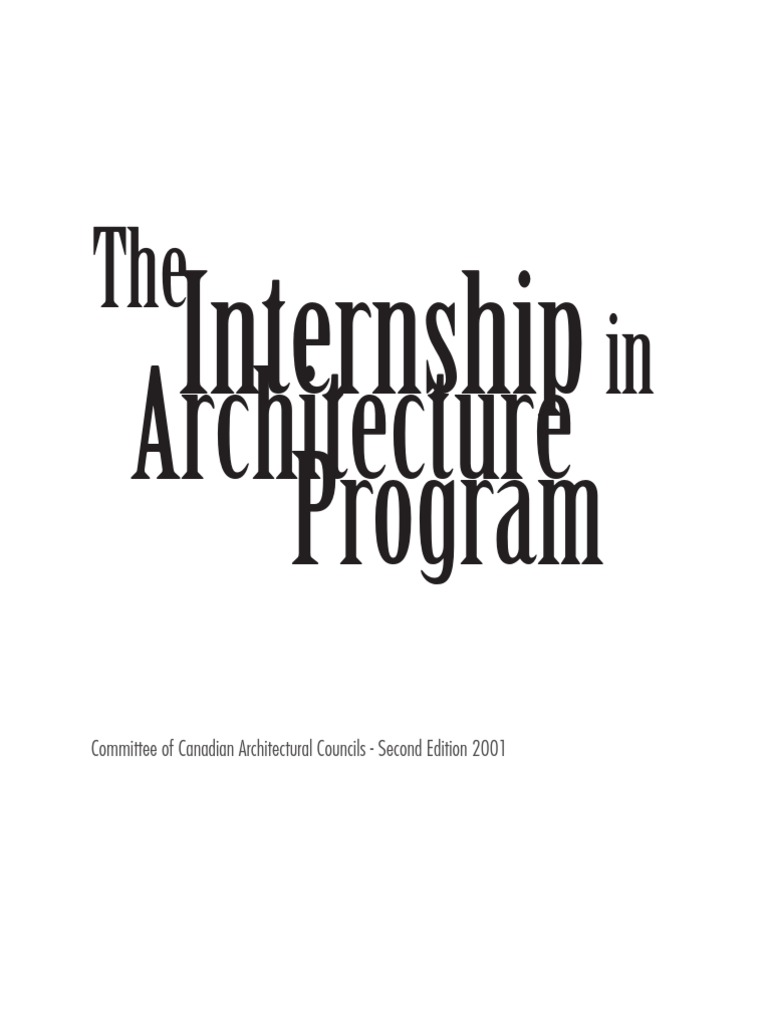 For Firms Internship Architecture