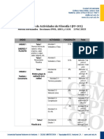 CALENDARIO DE ACTIVIDADES DE FF-101 I PAC 2023 sin fechas