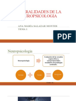 Generalidades de La Neuropsicología Clínica