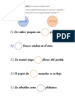 Uso de artículos indefinidos plural