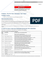 Fill Calibration Troubleshooting Guide - Transmission Fill Calibration Has Failed (KENR8394-14)
