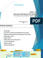 Modul I2 Fractional Design 2023