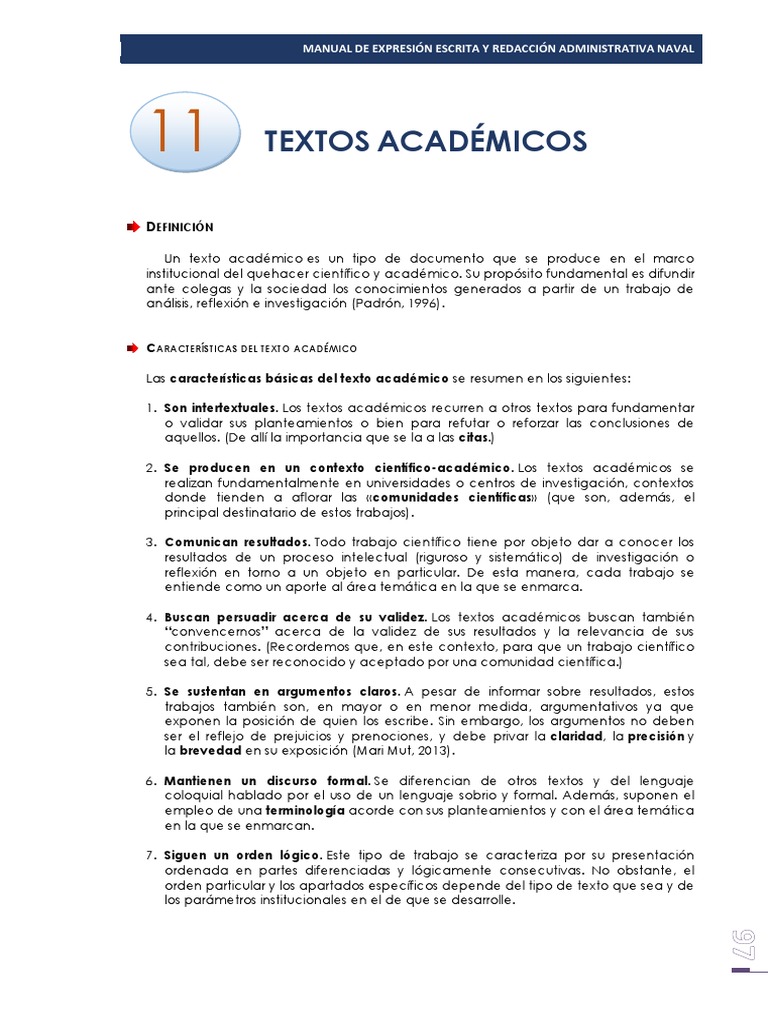 Manual Textos Académicos | PDF