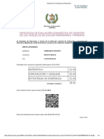 Impresión de Constancia de Evaluación