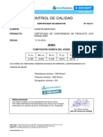 Certificado de Conformidad de Producto Iab Con Norma Inen