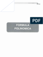 FORMULA POLINOMICA