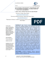 Modeling The Effect of Population Densit