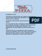 Avance Proyecto Totos Pizza