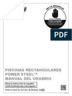 Piscinas Rectangulares Power Steel™ Manual Del Usuario: para La Instrucción en Español