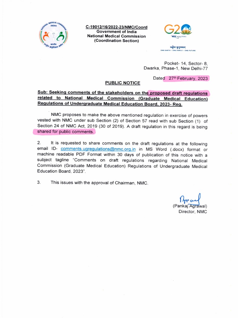 Nmc Notification 27 Feb 2023 Pdf Health Care
