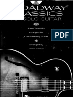 Broadway Classics For Solo Guitar Jamie Findlay
