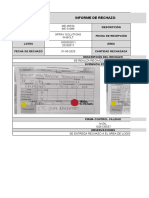 Informe de Rechazo Ot-2477