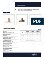 9mm Luger 147GR FMJ Flat Subsonic