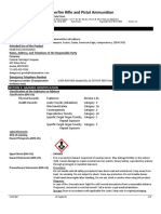 F3001 Small Arms Ammunition SDS NA Publication