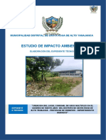 Estudio de Impacto Ambiental