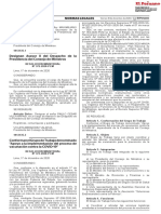 12 Normas Legales: Designan Asesor II Del Despacho de La Presidencia Del Consejo de Ministros