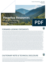 Perpetua Resources Investor Presentation May 2023