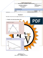 Examen 2 - Trigonometría