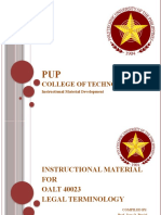 Legal Terminologies Module 1