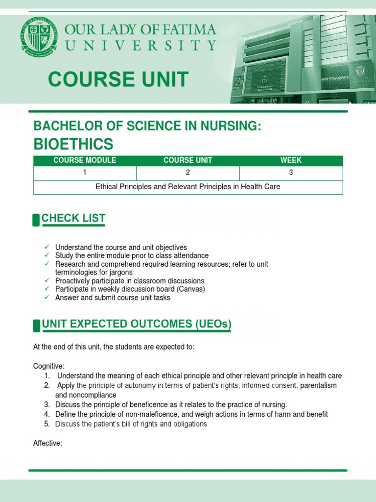 8 Ethical Principles and Relevant Principles in Health Care | PDF ...