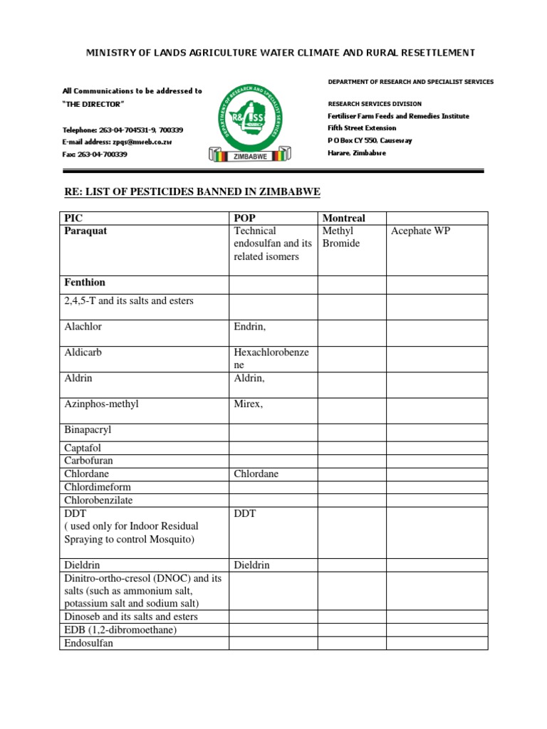 list-of-banned-pesticides-in-zimbabwe-pdf-organic-compounds