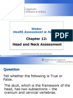 Head and Neck Assessment: Weber Health Assessment in Nursing