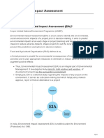 Environmental Impact Assessment