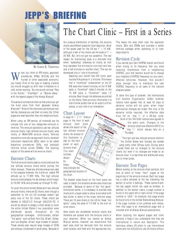 Jeppesen - The Chart Clinic | PDF | Instrument Flight Rules | Aerospace
