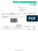 Pagado: Transacciones
