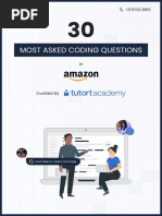 30 Most Asked Coding Questions