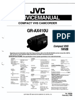 JVC Camcorder GR-AX410 - Manual de Servicio