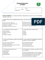 Evaluación Plan Lector Las Brujas