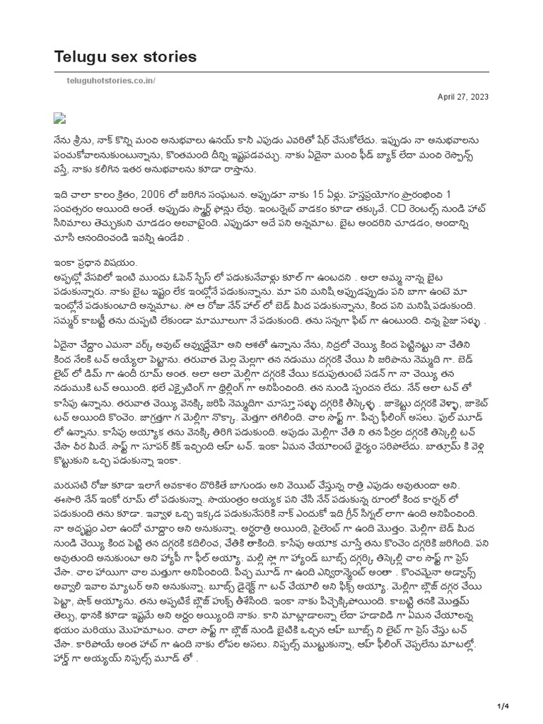 2teluguhotstories - Co.in-Telugu Sex Stories | PDF